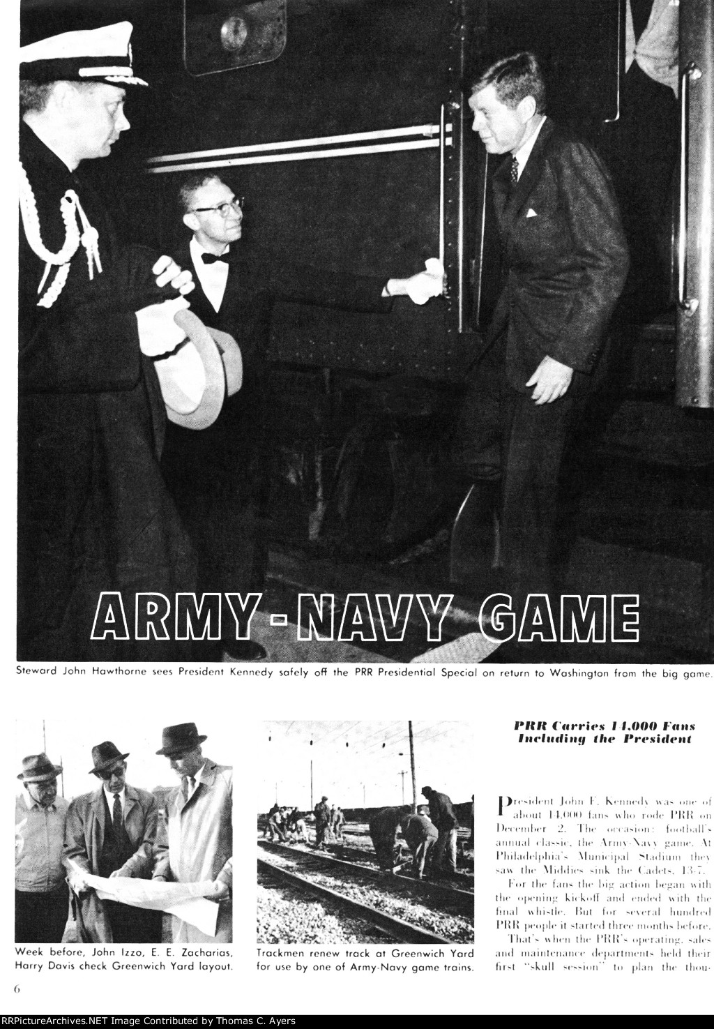 PRR "Army-Navy Game," Page 6, 1962